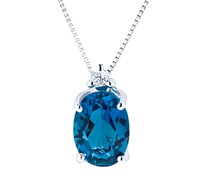 Collana Lunatica Donna in Oro Topazio 2.12 Ct CBLO970 - CBLO970